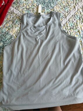 lululemon athletica Light Gray Racerback Tank Top